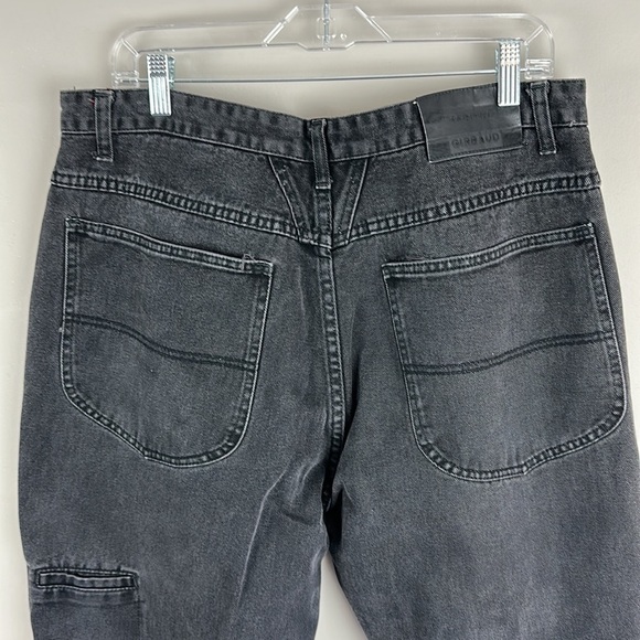 Vintage 90’s Marithe Francois Girbaud Mens Denim Jeans Black 36 M 100% Cotton - Picture 9 of 15